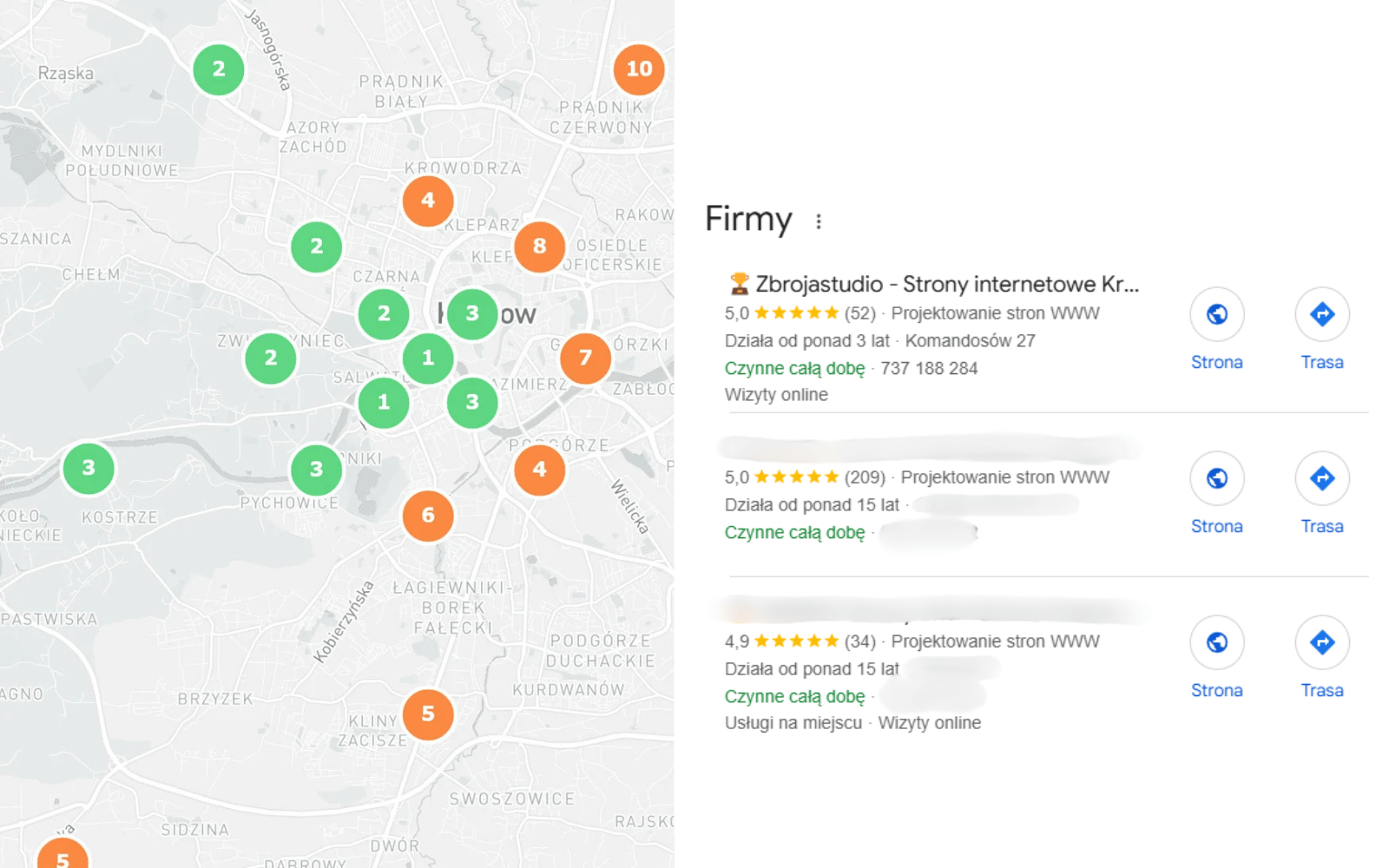 Pozycjonowanie wizytówek Google Moja Firma